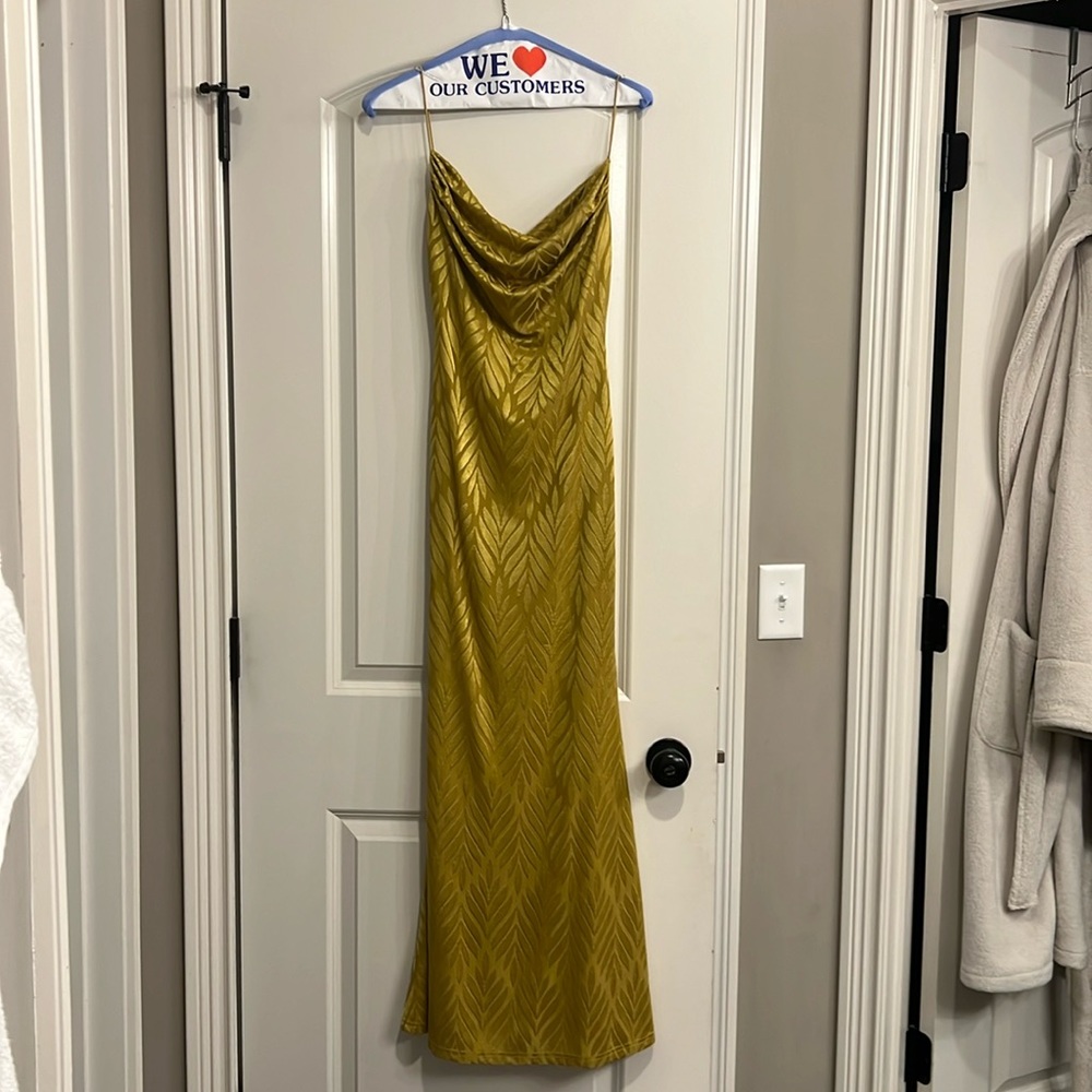 Runaway the label Lafayette maxi dress - chartreuse